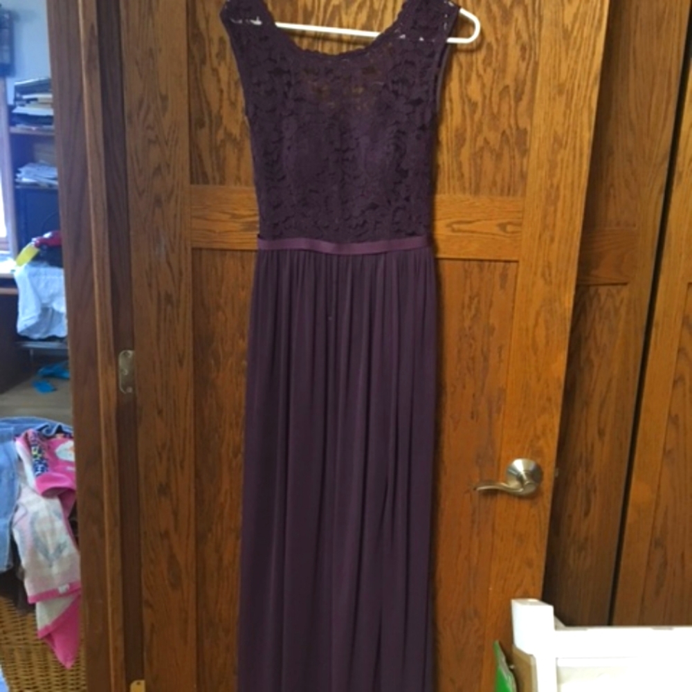 Prom/bridesmaid plum dress dress